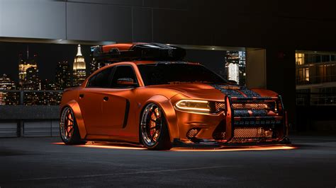 Dodge Charger Hellcat Wallpaper 4K, Custom tuning