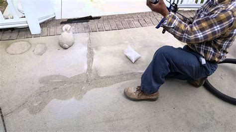 How to repair cracks in concrete patio and deck. - YouTube