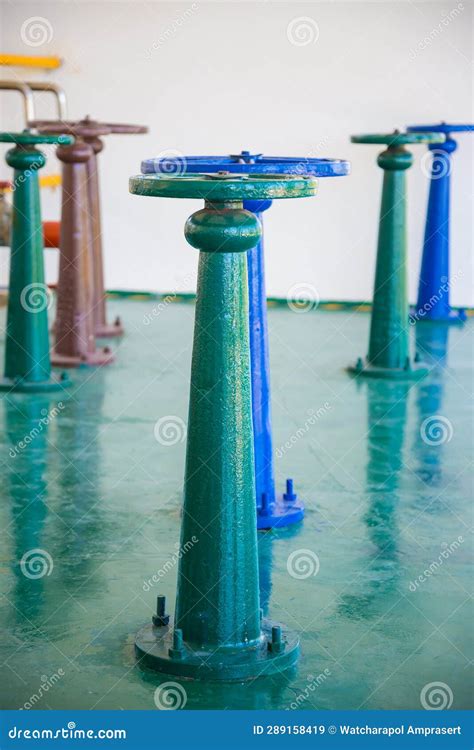 Control water gate valve stock image. Image of pipe - 289158419