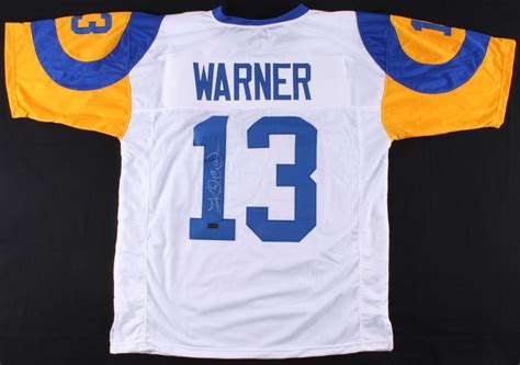 Kurt Warner Signed Rams Jersey (Radtke COA)