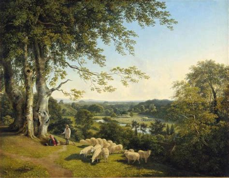 William Mulready - A pastoral landscape with shepherds tending their flock, Painting For Sale at ...