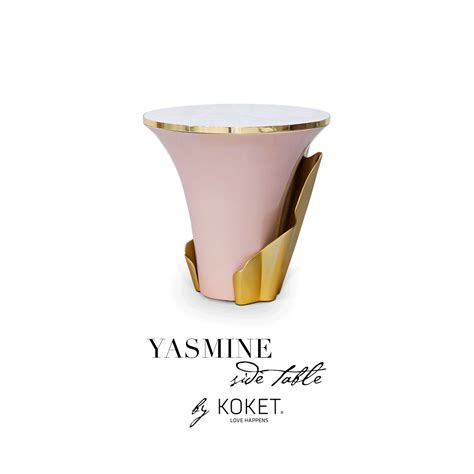 YASMINE Side table | Luxury side table by Koket | Side table, Black marble side tables, Interior ...