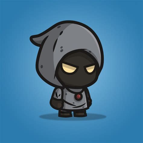 Black Wizard - 2D Enemy Character Sprite | TokeGameArt | Cartoon character design, Game ...