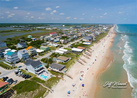 JW012: Surf City Beach Postcard – Above Topsail