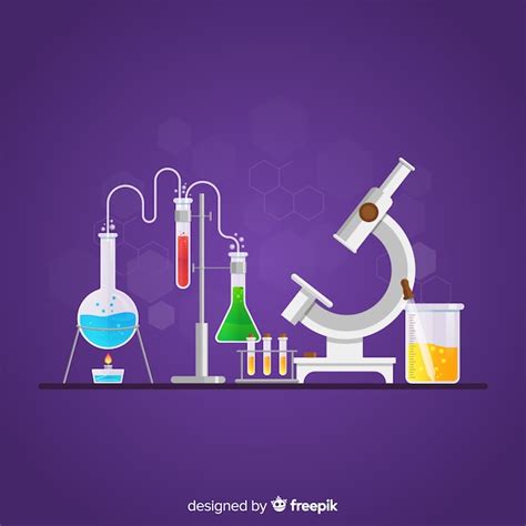 Free Vector | Hand drawn chemistry background