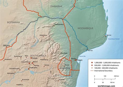 Limpopo river - World in maps