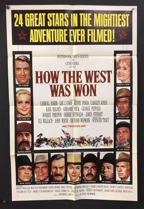 How the West Was Won (1963) – Original One Sheet Movie Poster ...