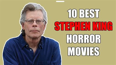 10 BEST STEPHEN KING HORROR MOVIES - YouTube