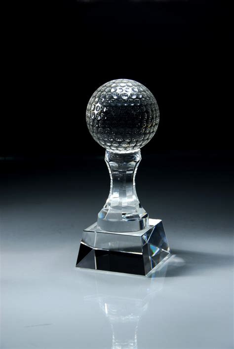 Crystal Golf Trophy 3.25" x 7.75" - Best Trophies and Awards