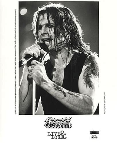 Ozzy Osbourne Live & Loud US Promo media press pack (28289)