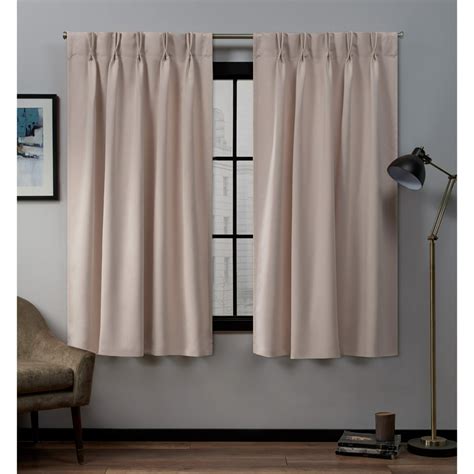 Exclusive Home Curtains Sateen Twill Woven Room Darkening Blackout ...