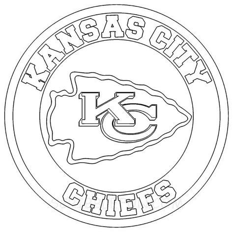 Kc Chiefs Coloring Pages Free Printable