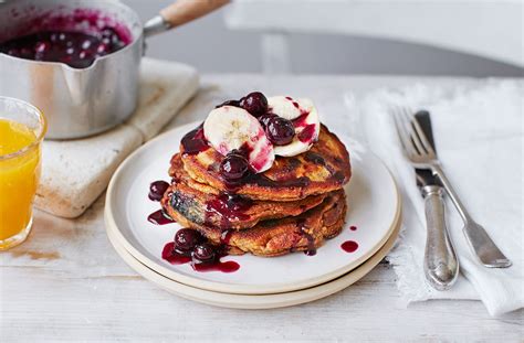 Banana And Blueberry Pancakes - Ricomoren