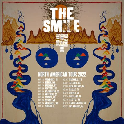 The Smile Announce 2022 North America Tour Dates - LIVE music blog