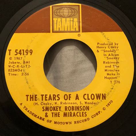 Smokey Robinson & The Miracles – The Tears Of A Clown (1970, American Pressing, Vinyl) - Discogs