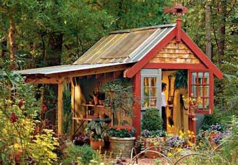 Wood Working Designs – Potting Shed Plans For More Storage Space | Shed ...