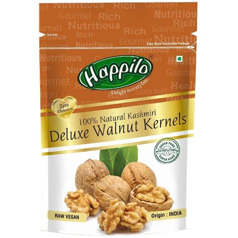 Happilo Deluxe 100% Natural Kashmiri Walnut Kernels 200g Price, Uses ...