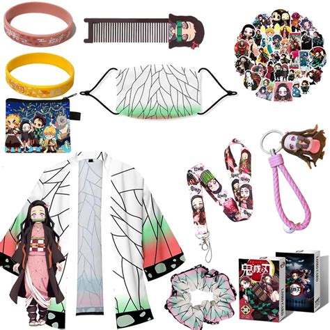 Demon Slayer Anime Cosplay Costume Cotton Kimono - Walmart.com