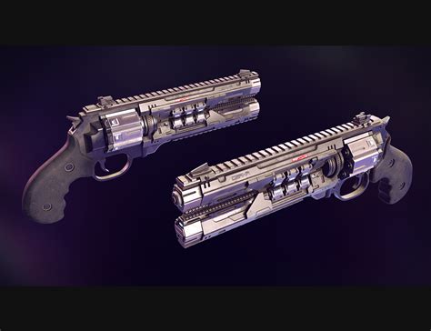 Cyberpunk Revolver | Daz 3D