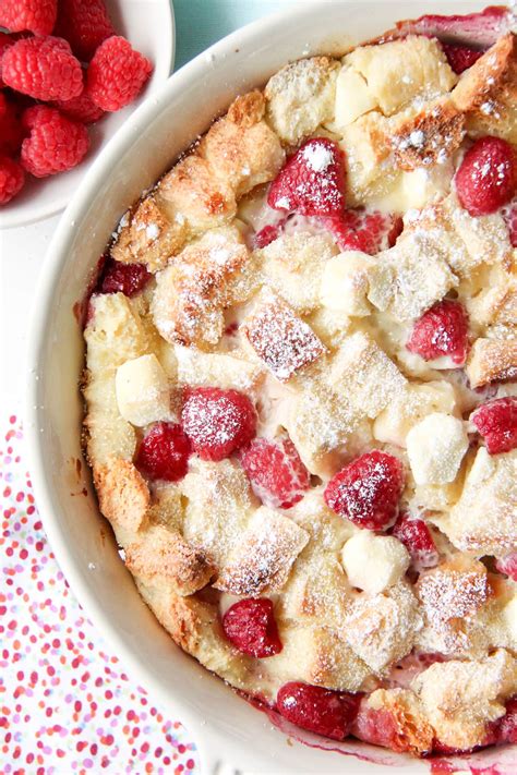 Raspberry Baked French Toast or Bread Pudding - A Pretty Life In The ...