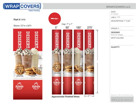 Arby's Desserts ARB005 – wrapcovers