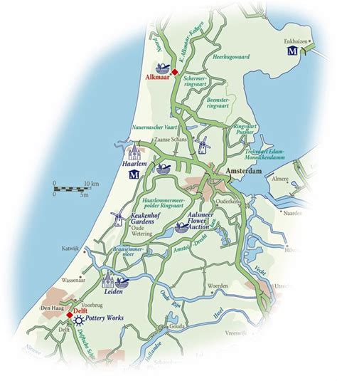 Holland Map | European river cruises, Cruise, Holland map