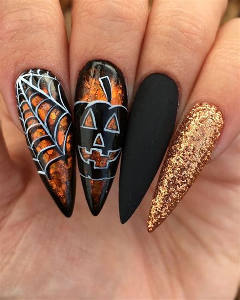 Halloween Stiletto Nails - Craft and Beauty