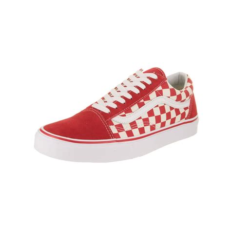 Vans - Vans VN-0A38G1POT: Old Skool Unisex (Primary Checkered) Red ...