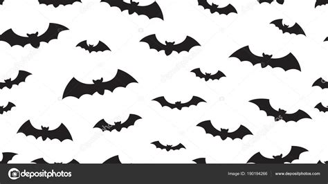 Bat Seamless Pattern Vector Halloween Isolated Icon Doodle Wallpaper Background Stock Vector by ...