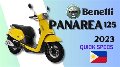 Benelli Panarea 125 | Quick Specs and Price | 2023 Philippines - YouTube