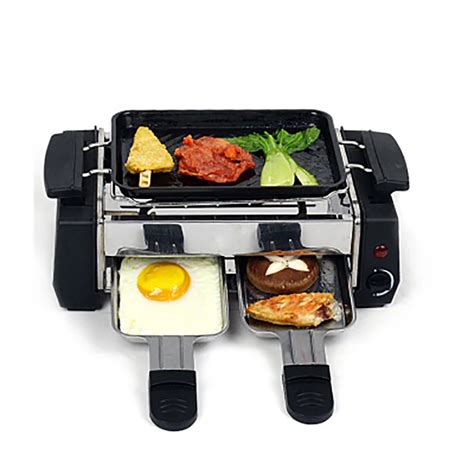 Home Barbecue Electric Grill Smoke free indoor Mini Grill Raclette ...