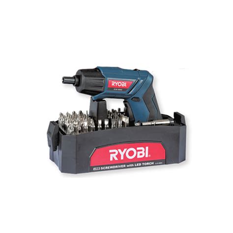 RYOBI 3.6V LI-ION CORDLESS SCREWDRIVER KIT 55PC | BRIGHTS