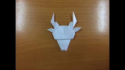 Origami Cow Face Easy | How To Make Cow Face Easy - YouTube