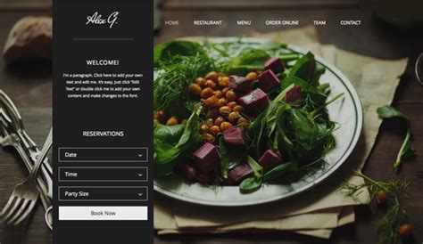 Restaurants & Food Website Templates | Wix