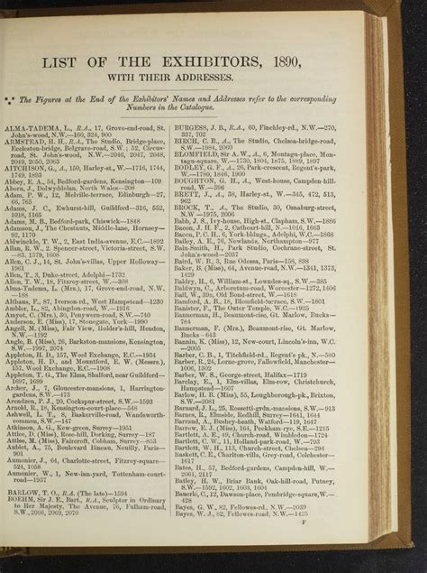 The exhibition of the Royal Academy, 1890. The 122nd. | Exhibition Catalogues | RA Collection ...