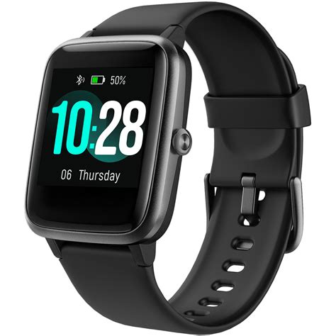 Letsfit ID205L Smartwatch (Black) ID205L-BLK B&H Photo Video