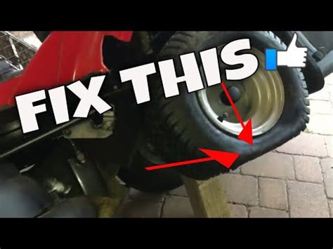 How To Repair a Punctured Lawn Tractor Tyre | Tubeless Tire Repair ...