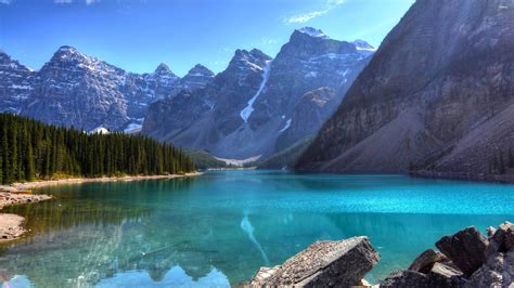 Beautiful Mountain Lake Wallpaper - WallpaperSafari