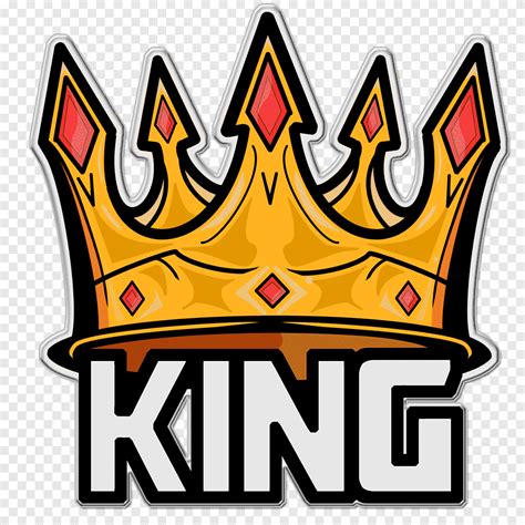 King crown illustration, Logo King Sticker Paper, king, text, business ...