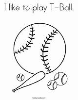Baseball Ball Coloring Page sketch template