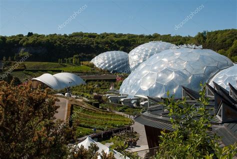 Eden Project Biomes and Landscapes Stock Photo by ©radstyle 67280067