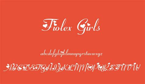 Fiolex Girls font - Font Tr