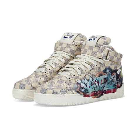 LOUIS VUITTON NIKE AIR FORCE 1 MID GRAFFITI SNEAKER BY VIRGIL ABLOH, LOUIS VUITTON X NIKE, 2022 ...