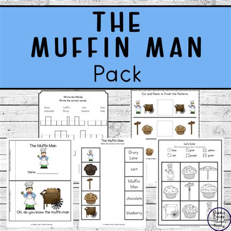 The Muffin Man Printable Pack - Simple Living. Creative Learning