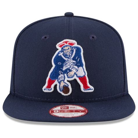 New England Patriots New Era Retro Logo Original Fit 9FIFTY Snapback Adjustable Hat - Royal ...