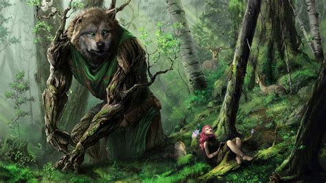 fantasy Art, Wolf, Digital Art, Gunnerkrigg Court Wallpapers HD / Desktop and Mobile Backgrounds