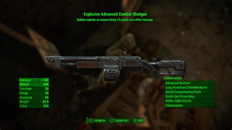 Explosive Combat Shotgun acquired! : r/fo4