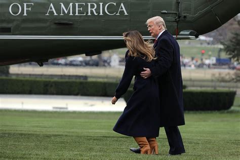 Donald Trump Stops Melania From Falling in Public Show of Affection - Newsweek