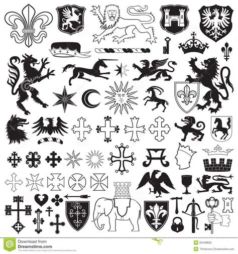 Images For > Coat Of Arms Symbols Animals | family crest symbols etc ...