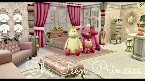 Sims 4 | Room Build: The Teen Princess - YouTube